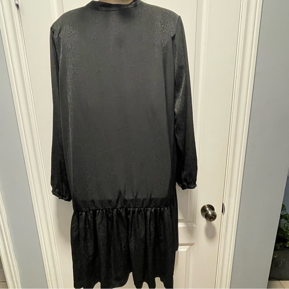 🌸3 for $30 NWT Joe Fresh Little Black Dress cetim jacquard Size 1X - Picture 11 of 16